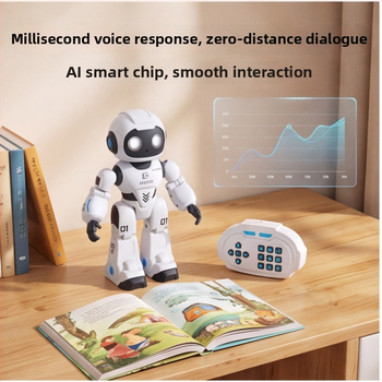 AI-alapú táncosrobot gyerekeknek — zenei ismétlő, korai oktatási játék és mesemondó gép