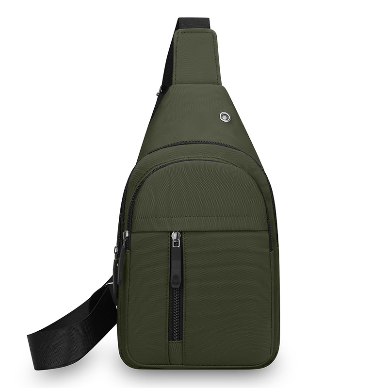 Geantă de piept pentru bărbați, crossbody, ușoară, cu capacitate mare pentru sport și navetă