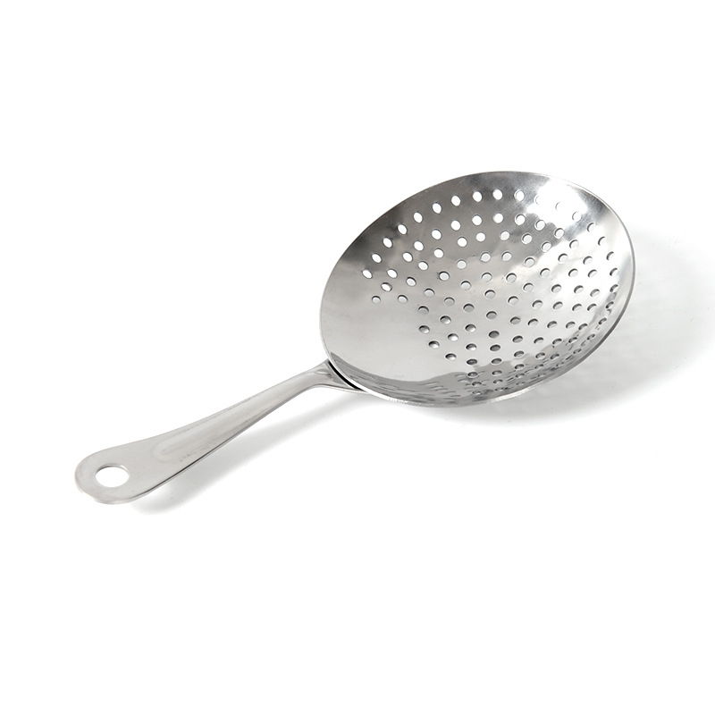 Filtru triunghiular pentru gheață cu mâner lung, filtru oval pentru gheață, filtru pentru bar pentru cocktailuri, unealtă de amestecare