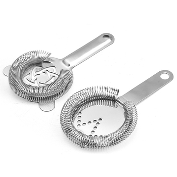 Filtru de gheață din oțel inoxidabil 304 cu găuri, pentru cocktailuri, instrument de bar