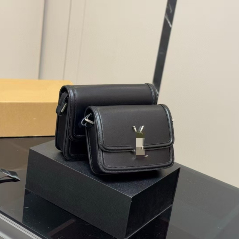 Geantă din piele naturală pentru femei, mică, pătrată, versatilă, stil clasic, curea crossbody