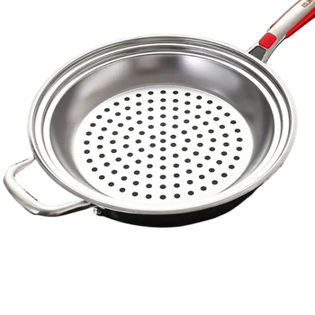 Set de tavi de aburi versatil, în mai multe dimensiuni, pentru mic dejun, fructe de mare și hot pot – oțel inoxidabil, suport de abur pentru uz casnic, aburator îngroșat, coș și plasă de abur