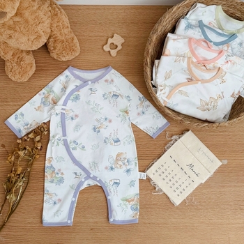 Salopetă din bumbac cu mânecă lungă pentru bebeluți, unisex, nou-născuți, stil monahal, pentru toate anotimpurile