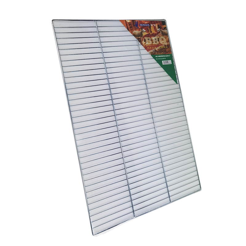Retea de gratar dreptunghiulara, ingrosata, pentru camping in aer liber – accesoriu pentru gratar, de unica folosinta