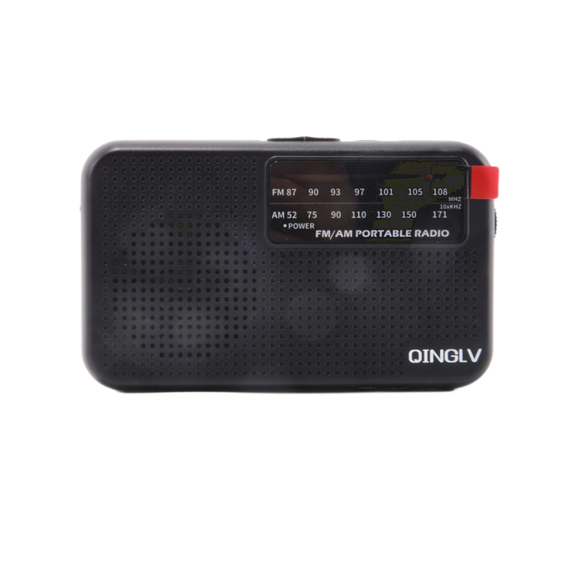 Radio analog cu două benzi FM/AM, cu indicator