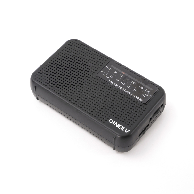 Radio analog cu două benzi FM/AM, cu indicator