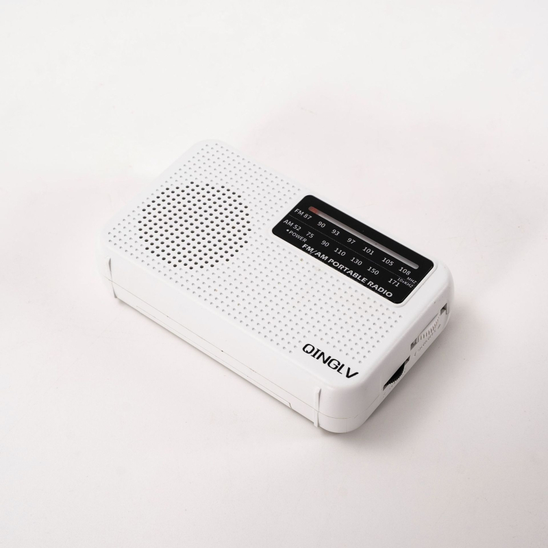 Radio analog cu două benzi FM/AM, cu indicator