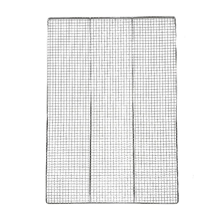 Grilă mare pentru cuptor din oțel inoxidabil 304, plasă cu găuri pătrate 780×540 mm, grilă de uscare