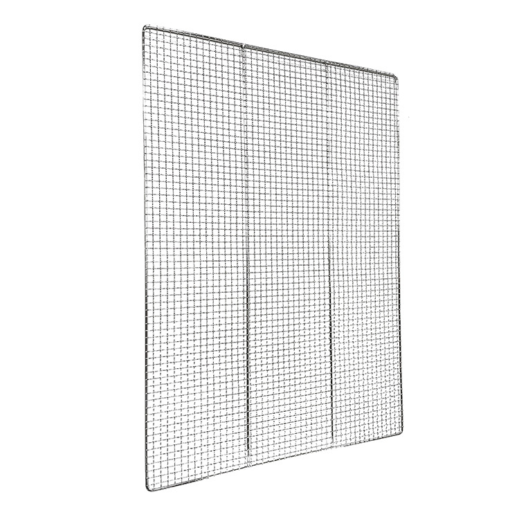 Grilă mare pentru cuptor din oțel inoxidabil 304, plasă cu găuri pătrate 780×540 mm, grilă de uscare
