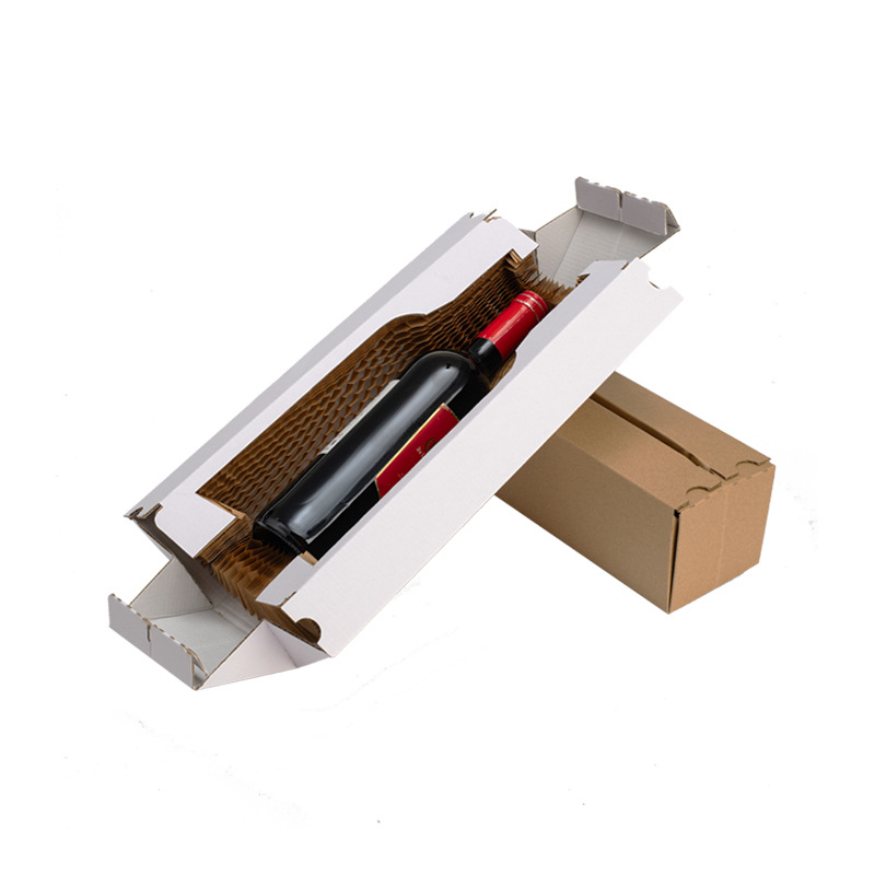 Cutie personalizată de ambalare a băuturilor all-in-one (trei în unu), din carton fagure