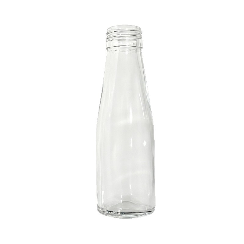 Sticlă din sticlă transparentă de 100 ml pentru lichide orale, suplimente de sănătate, cu capac de blocare