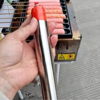 Unealtă din oțel inoxidabil pentru înțeparea cârnaților, pentru începători — eficientă și ușor de folosit, ideală pentru tarabele de stradă