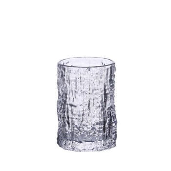 Pahar din sticlă cu model de scoarță și margine aurie, transparent, pentru apă sau vin, cadou de nuntă, utilizare casnică, cu un singur strat