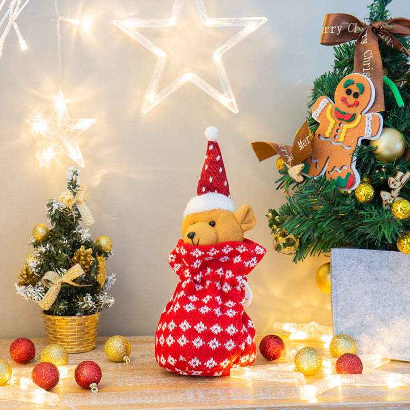 Stea de vârf din plastic pentru brad – ornament artificial de Crăciun pentru decor festiv