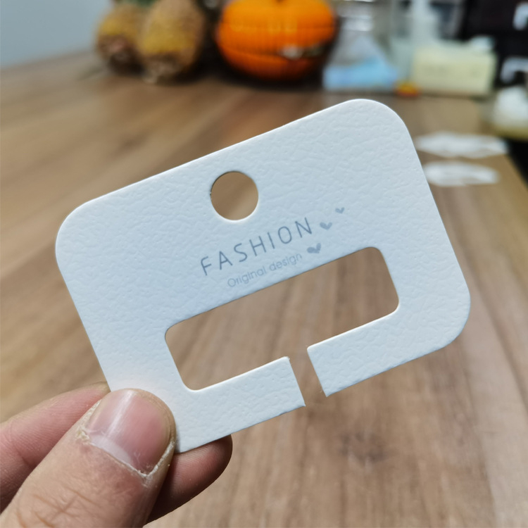 Card carton afișaj pentru agrafe de păr în formă de rechin, etichetă de agățat