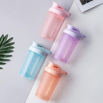 Shaker proteic portabil cu scară de 300/500 ml, etanș și fără scurgeri