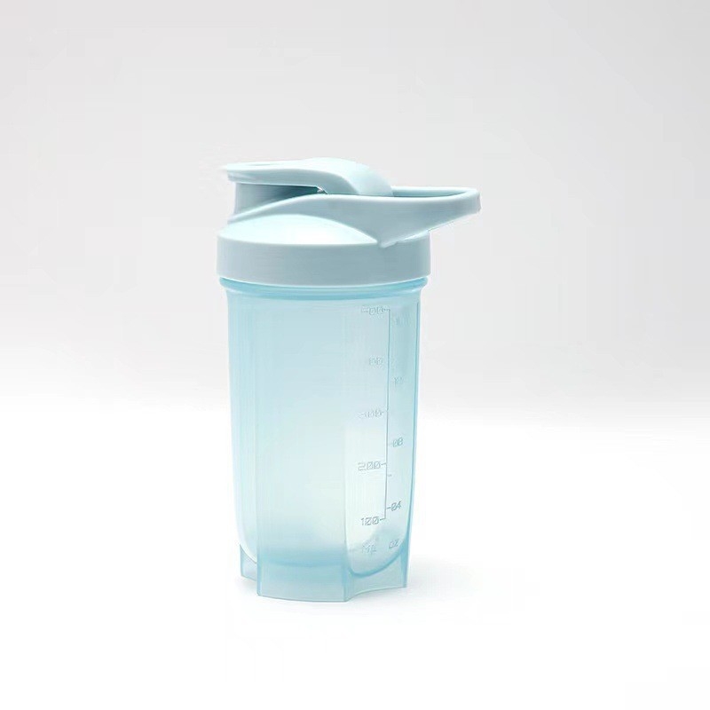 Shaker proteic portabil cu scară de 300/500 ml, etanș și fără scurgeri