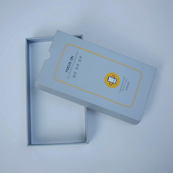 Ambalaj pentru folie de protecție Huawei pentru ecran și husă de telefon într-o cutie din lemn neutră