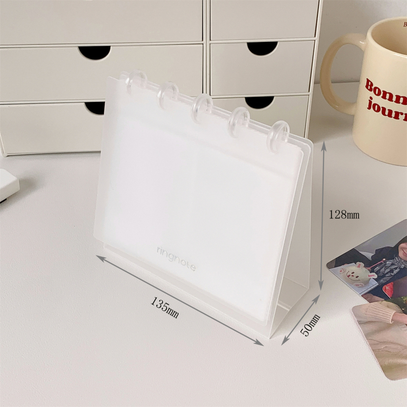 Album foto PP cu cataramă tip ciupercă și ramă, album Polaroid de stocare de 3 inchi, album pentru carduri de fani de 3,5 inchi.