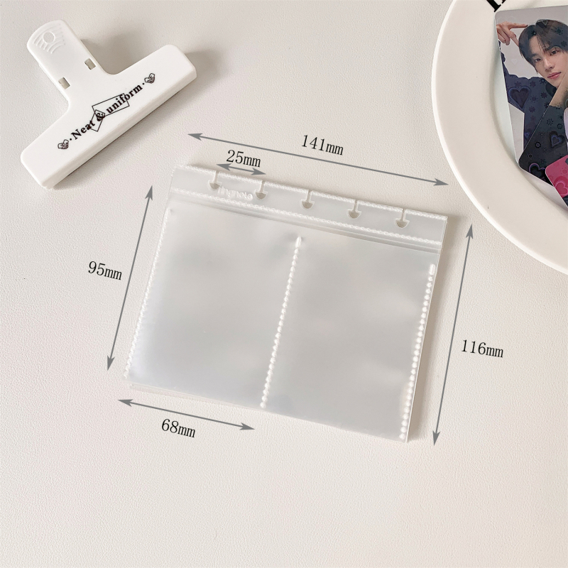 Album foto PP cu cataramă tip ciupercă și ramă, album Polaroid de stocare de 3 inchi, album pentru carduri de fani de 3,5 inchi.