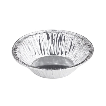 Forme de tartă cu ou din folie de aluminiu, unică folosință, rotunde, set 100 bucăți, pentru cuptor