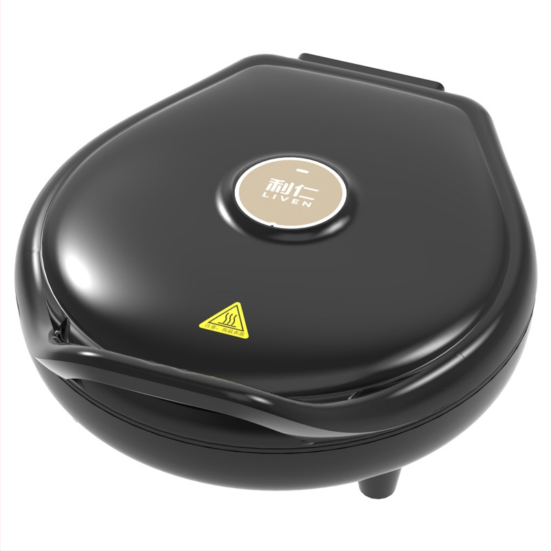 Liren LR-J3076 Tigaie electrică pentru clătite, pentru uz casnic, încălzire dublă, oală adâncită pentru clătite și grătare