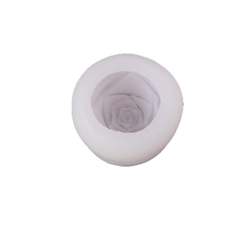 Formă de prăjituri din silicon, în formă de trandafir, matriță 3D pentru cofetărie, rotundă