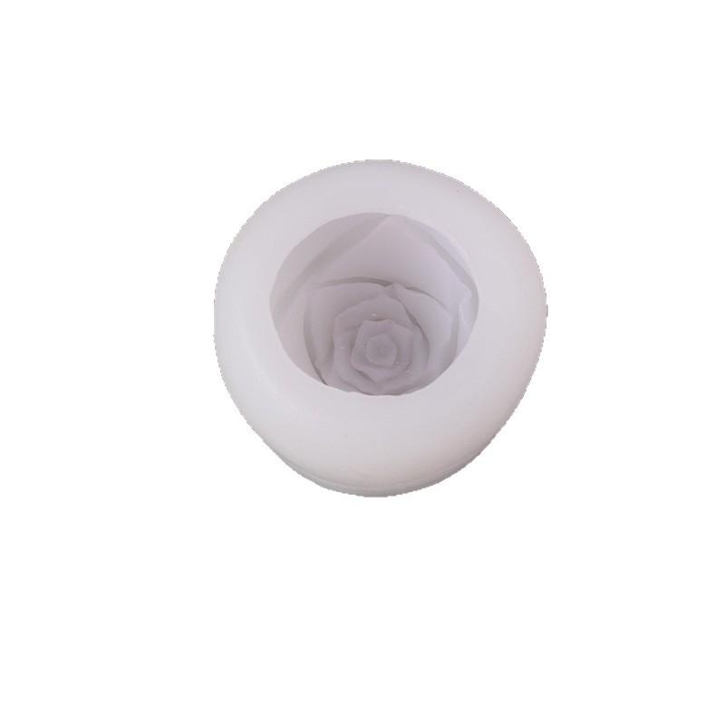 Formă de prăjituri din silicon, în formă de trandafir, matriță 3D pentru cofetărie, rotundă