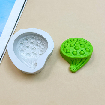 Set de forme din silicon cu floare de lotus, din seria Lotus, pentru săpun, fondant, torturi, ciocolată și ipsos