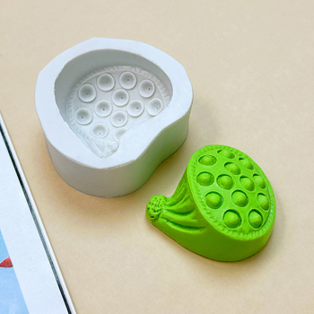Set de forme din silicon cu floare de lotus, din seria Lotus, pentru săpun, fondant, torturi, ciocolată și ipsos