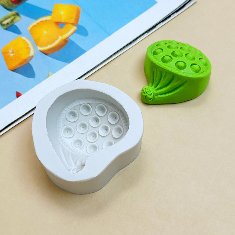 Set de forme din silicon cu floare de lotus, din seria Lotus, pentru săpun, fondant, torturi, ciocolată și ipsos