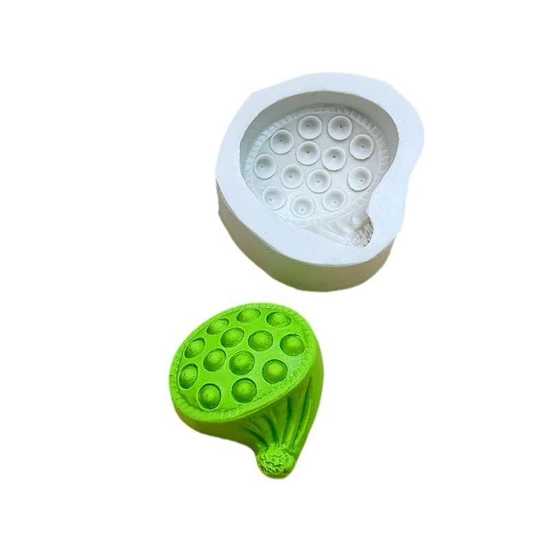 Set de forme din silicon cu floare de lotus, din seria Lotus, pentru săpun, fondant, torturi, ciocolată și ipsos