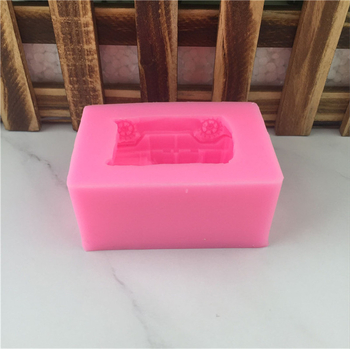 Formă din silicon în formă de mașină pentru coacere, decorare prăjituri, fondant, ciocolată și ouă