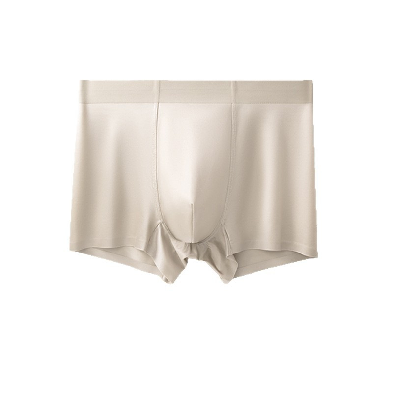 Boxer briefs bărbați din satin de gheață, respirabil, antibacterian, fără cusături