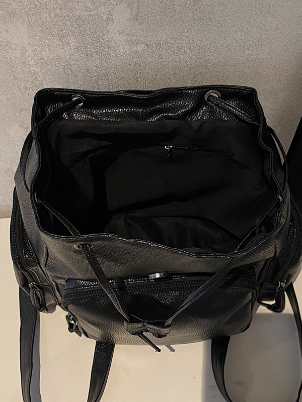 Rucsac de modă cu ținte metalice, capacitate mare, pentru femei, stil urban, pentru uz zilnic și călătorii