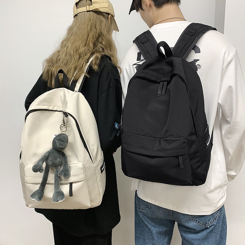 Rucsac unisex din nylon - stil coreean Harajuku Ulzzang, rucsac pentru campus urban
