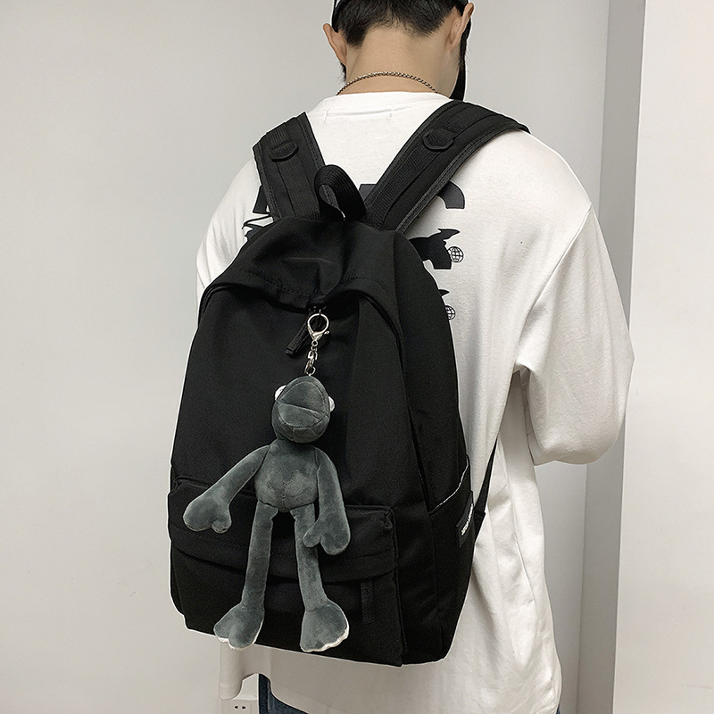 Rucsac unisex din nylon - stil coreean Harajuku Ulzzang, rucsac pentru campus urban