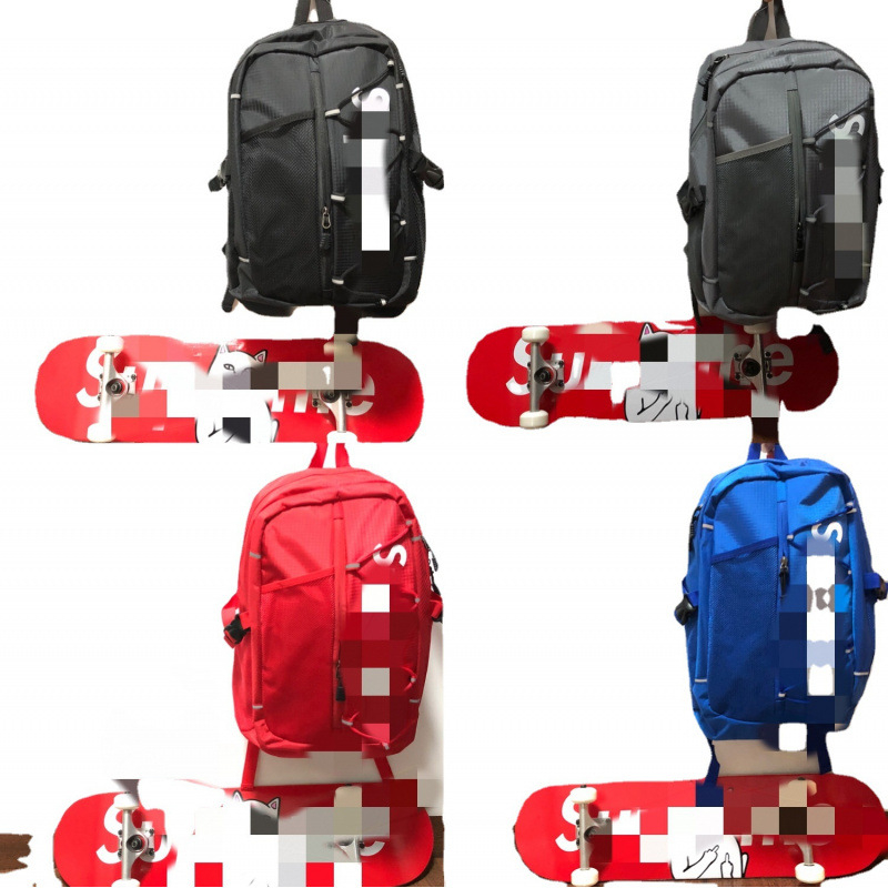 Rucsac din nylon reflectorizant, stil streetwear, unisex, inspirat de Harajuku Ulzzang, pentru călătorii și utilizare zilnică