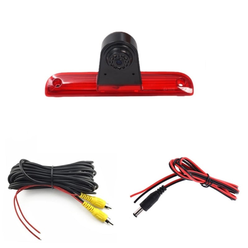 Cameră HD pentru vedere în spate în lampă de frână pentru Fiat Ducato, Peugeot Boxer, Citroën – unghi de vizualizare 170°, 12V, NTSC