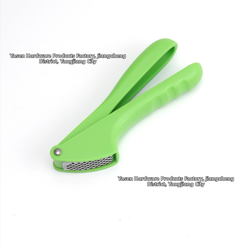Kézi fokhagyma sajtó és peeling készlet, rozsdamentes acél konyhai eszköz