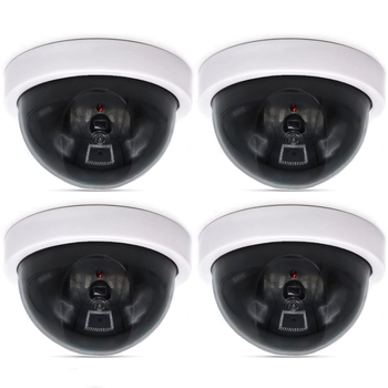Cameră de supraveghere sferică pentru interior cu LED, model realist