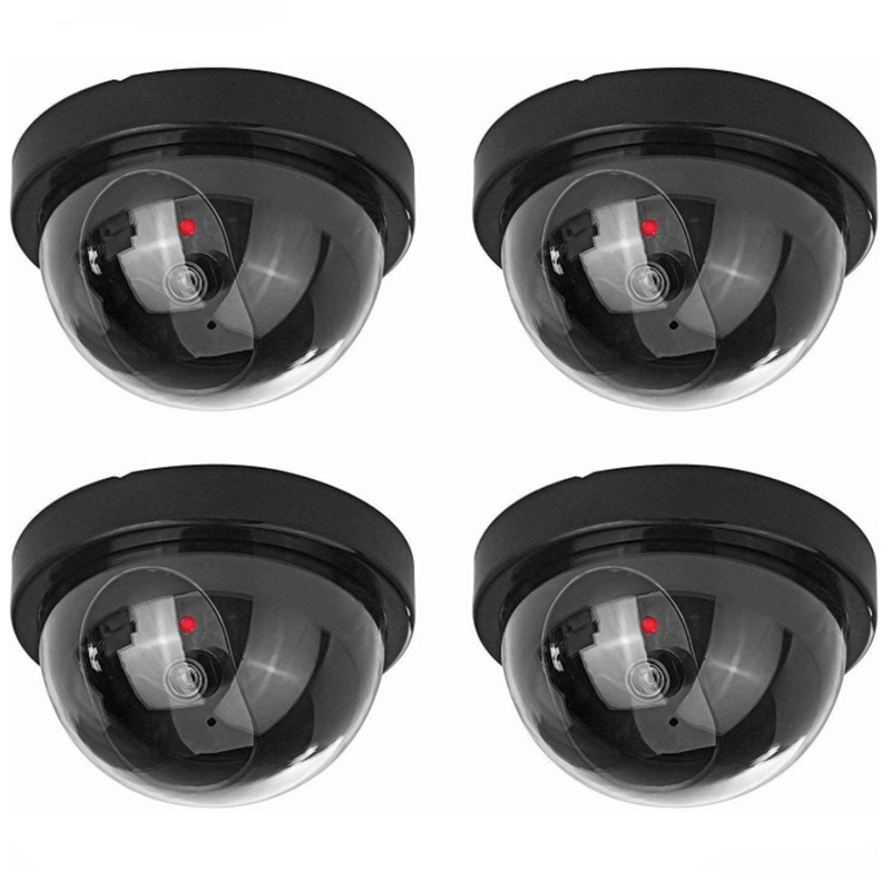 Cameră de supraveghere sferică pentru interior cu LED, model realist
