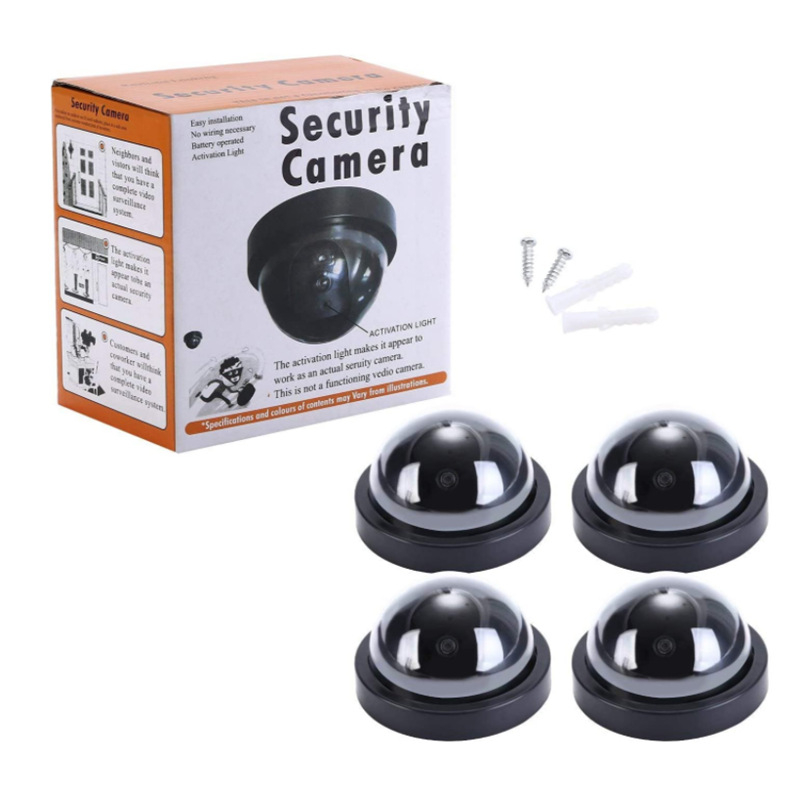 Cameră de supraveghere sferică pentru interior cu LED, model realist