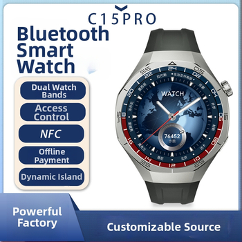 GT5Pro Ceas inteligent cu puls, tensiune arterială, NFC, monitorizare glicemie, apel Bluetooth