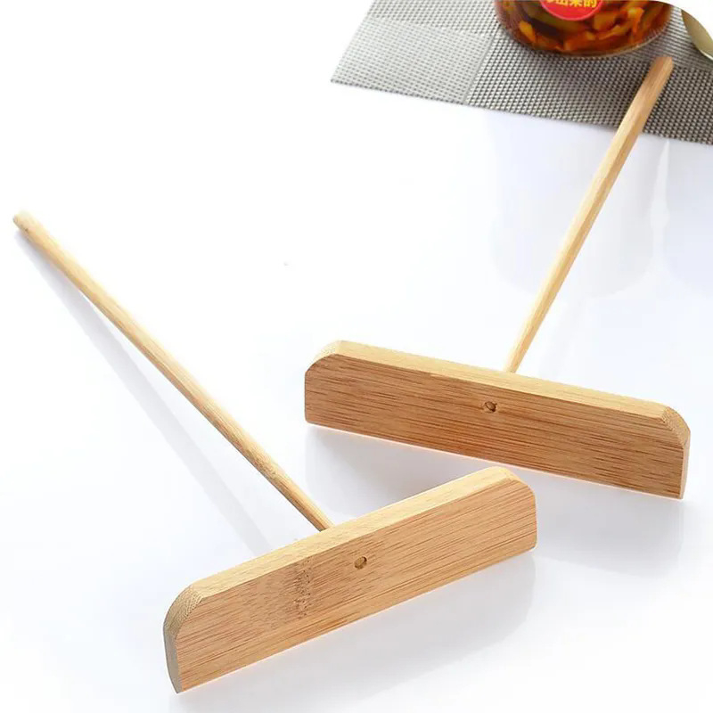 Set de unelte pentru clătite și produse de panificație, spatulă pentru clătite, greblă de bambus pentru clătite