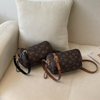 Dámska malá crossbody kabelka z PU s geometrickým vzorom, vintage ležérny štýl, horizontálny štvorcový tvar, zapínanie na zips, vrecko na telefón