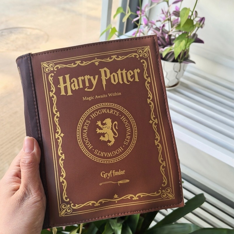 Geantă cosmetică în stil carte japoneză, capacitate mare, geantă de voiaj cu mâner Harry Potter