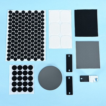 Tampoane autoadezive din silicon antiderapant pentru picioare, tampoane negre rotunde din silicon, plăci pătrate din silicon cu grilaj pentru absorbția șocurilor