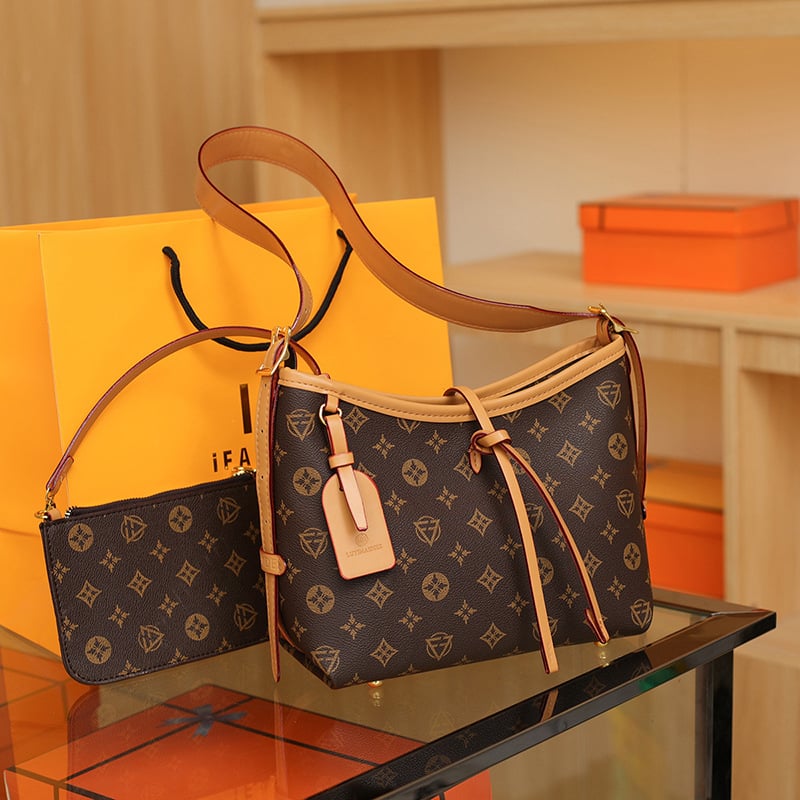 Geantă tote de înaltă calitate pentru femei, capacitate mare, imprimeu, stil versatil, colecția primăvară 2026, poșetă de umăr crossbody.