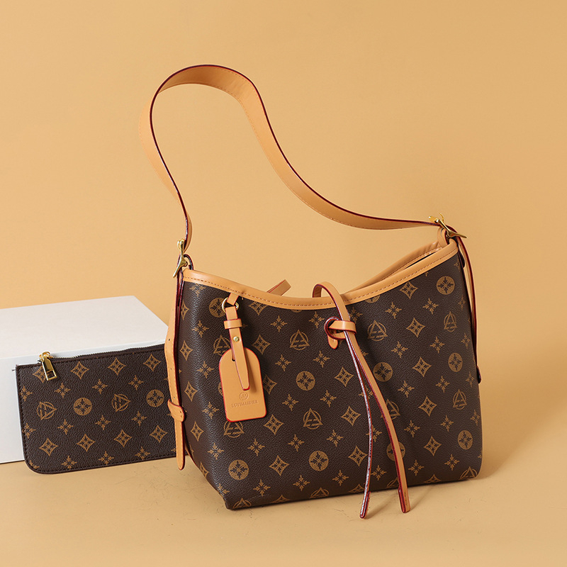 Geantă tote de înaltă calitate pentru femei, capacitate mare, imprimeu, stil versatil, colecția primăvară 2026, poșetă de umăr crossbody.